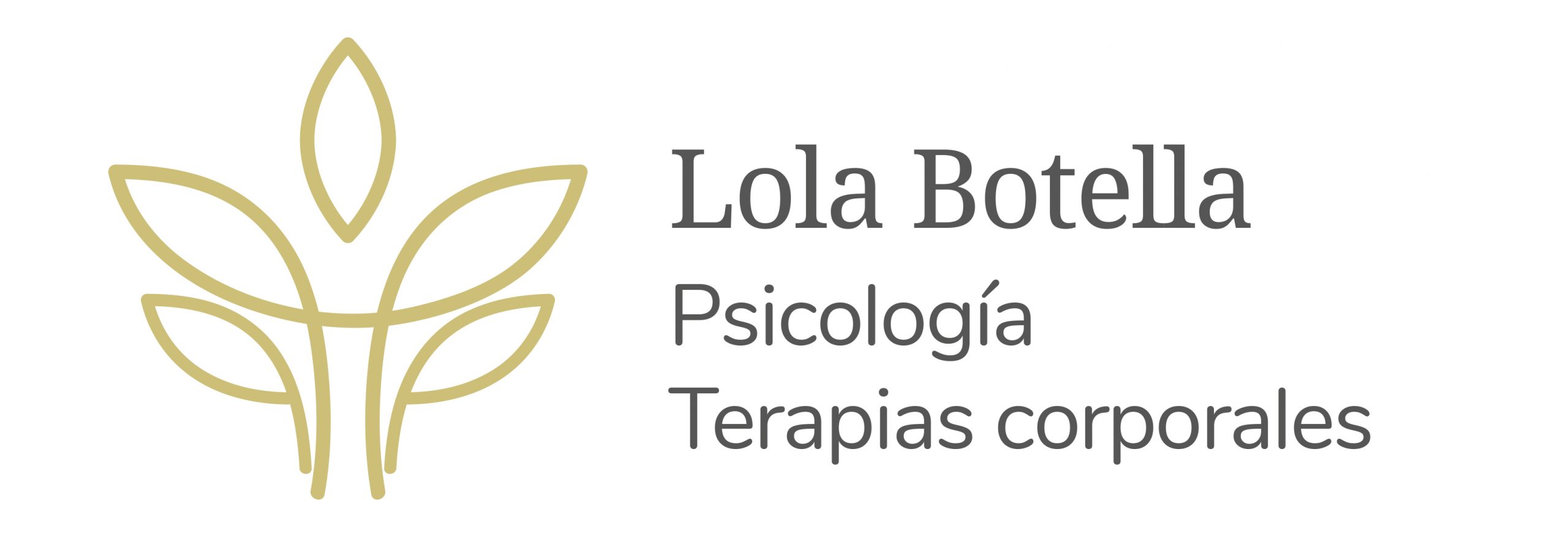 Logo de Lola Botella psicóloga experta en relajación y terapias corporales